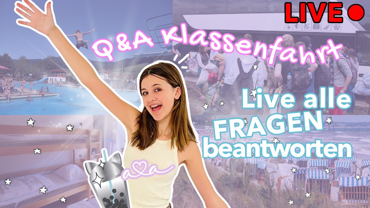 Q&A zu meiner Klassenfahrt! Ich beantworte LIVE eure FRAGEN! 💜 Alles Ava