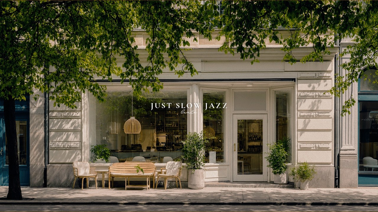 A Quiet Morning at a Paris Caf&eacute;, Before Anything Begins | Slow Jazz Playlist