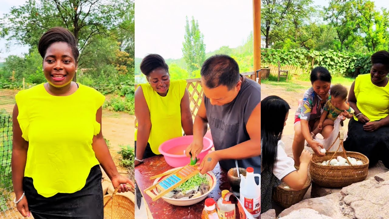 African wife Peixin's mood improved after she became pregnant
