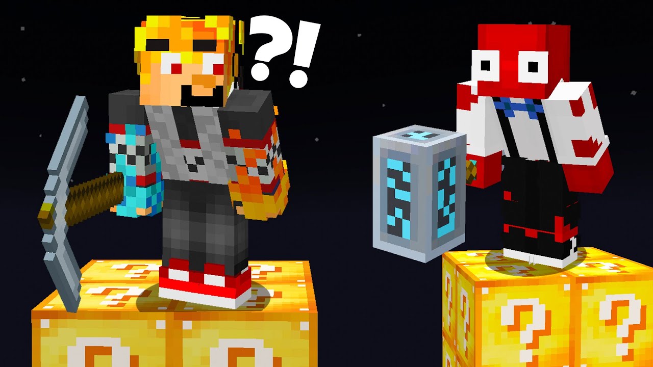 Vyzval Jsem SirYakari na LUCKY BLOCK ZÁVOD v Mincraftu