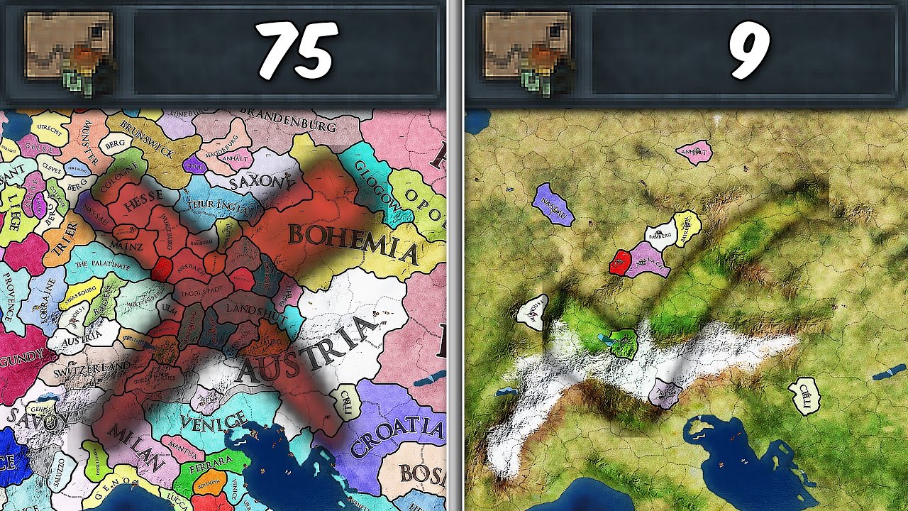 EU4 but ONLY 10 DEVELOPMENT Nations are Allowed!
