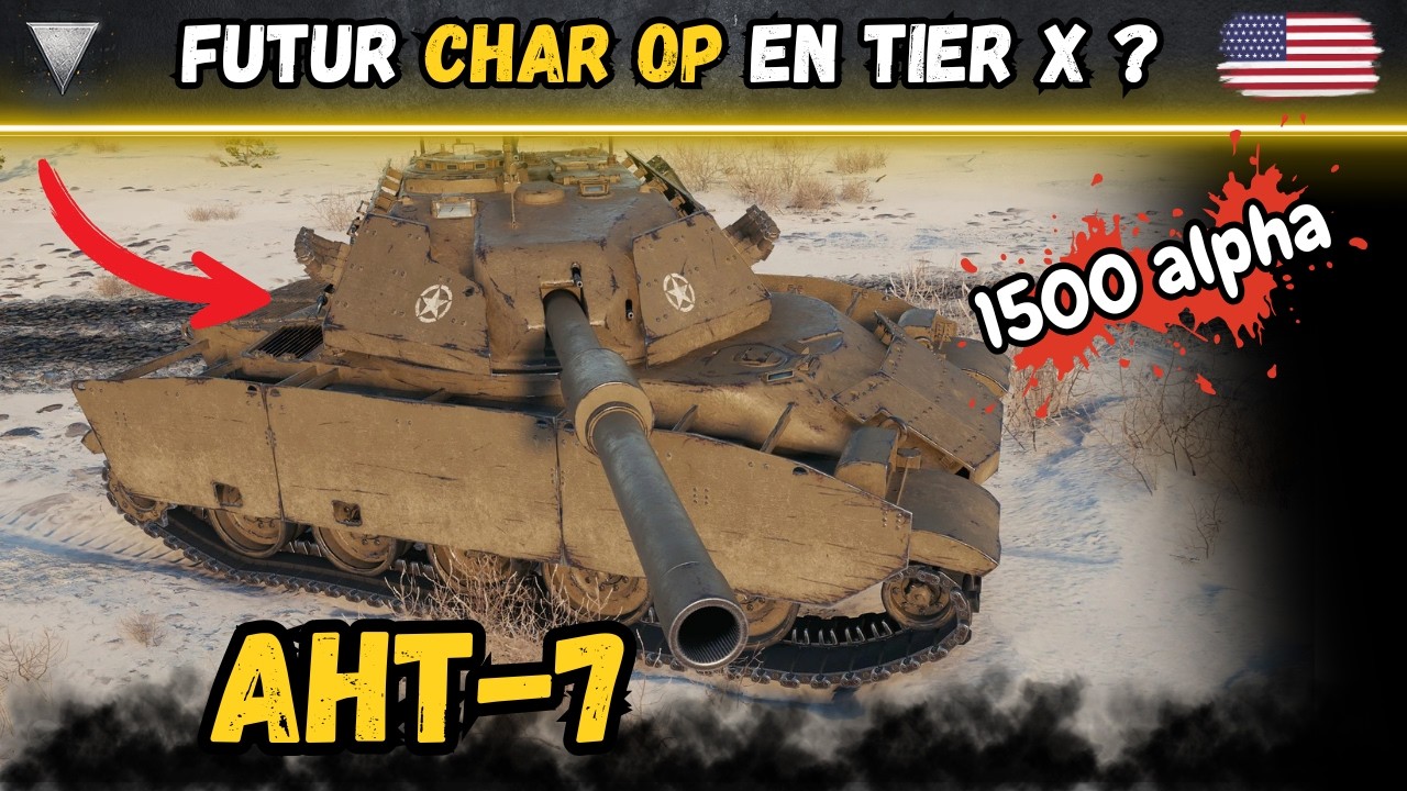 🎬 FUTUR CHAR OP ? [1500 ALPHA] ▶️ Gameplay AHT-7 ⚔️ [WOT-FR]