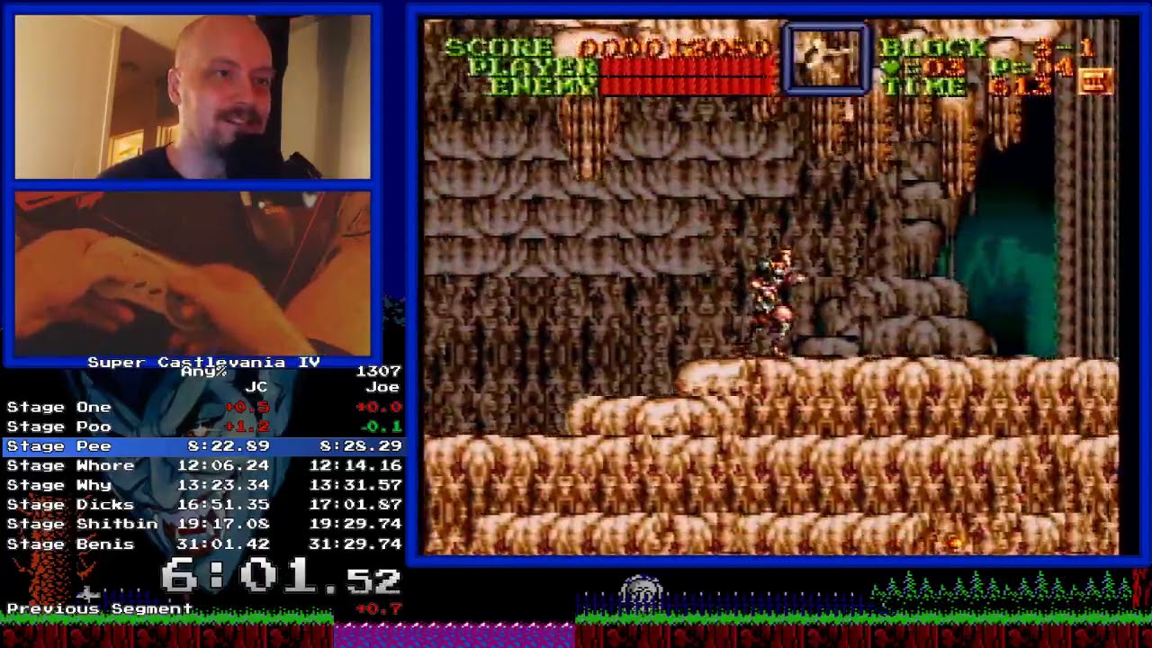 Super Castlevania IV -- Any% Speedrun in 31:25