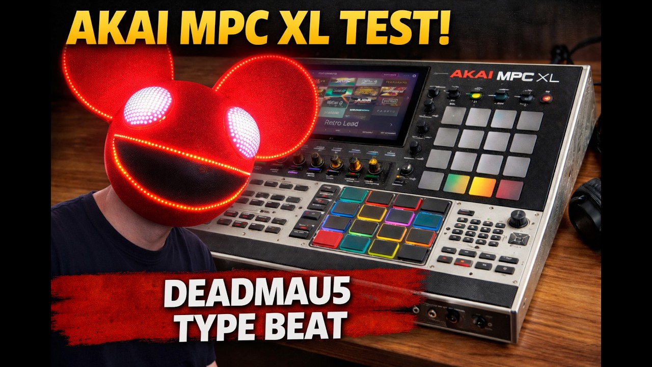 MPC XL  I  Deadmau5 type EDM with AIR Mini D