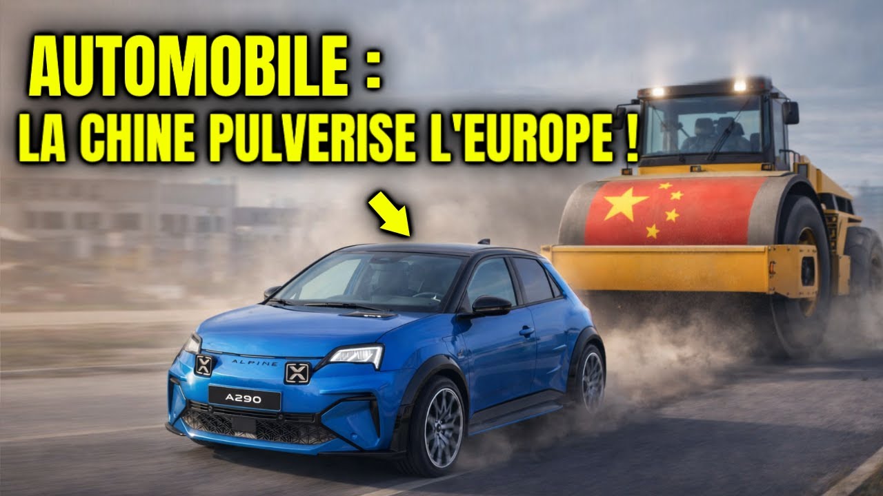 AUTOMOBILE : LA CHINE ÉCRASE COMPLÈTEMENT L’EUROPE !