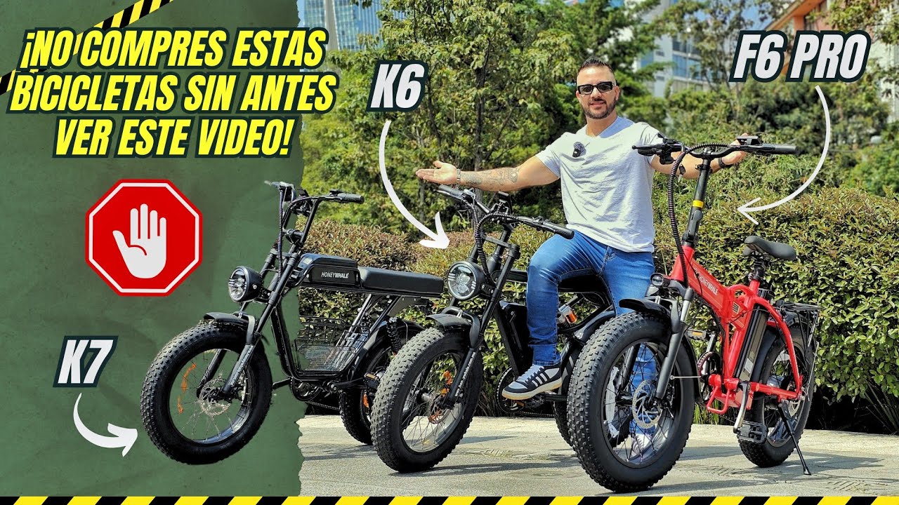 Batalla de las Bicis Eléctricas! ¿F6 Plegable, K6 Indomable o K7 con Canastilla? ¡Descubre la Mejor