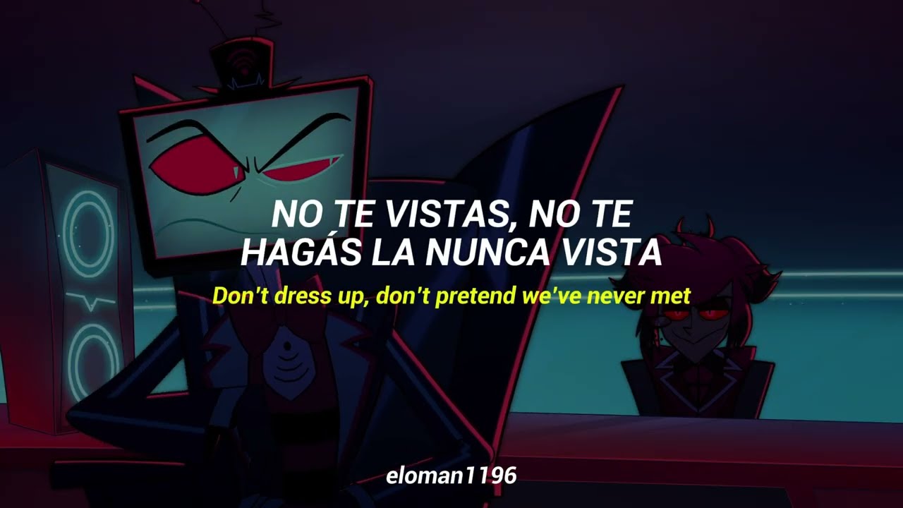Enamorado tuyo - El Cuarteto de Nos | Alastor & Vox AMV | Sub. Español + Inglés ˚♬ ﾟ