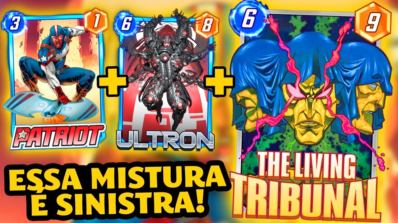 JOGUEI COM DECK DOS INSCRITOS: TRIBUNAL + PATRIOTA = TRIBOLOTA |Marvel Snap