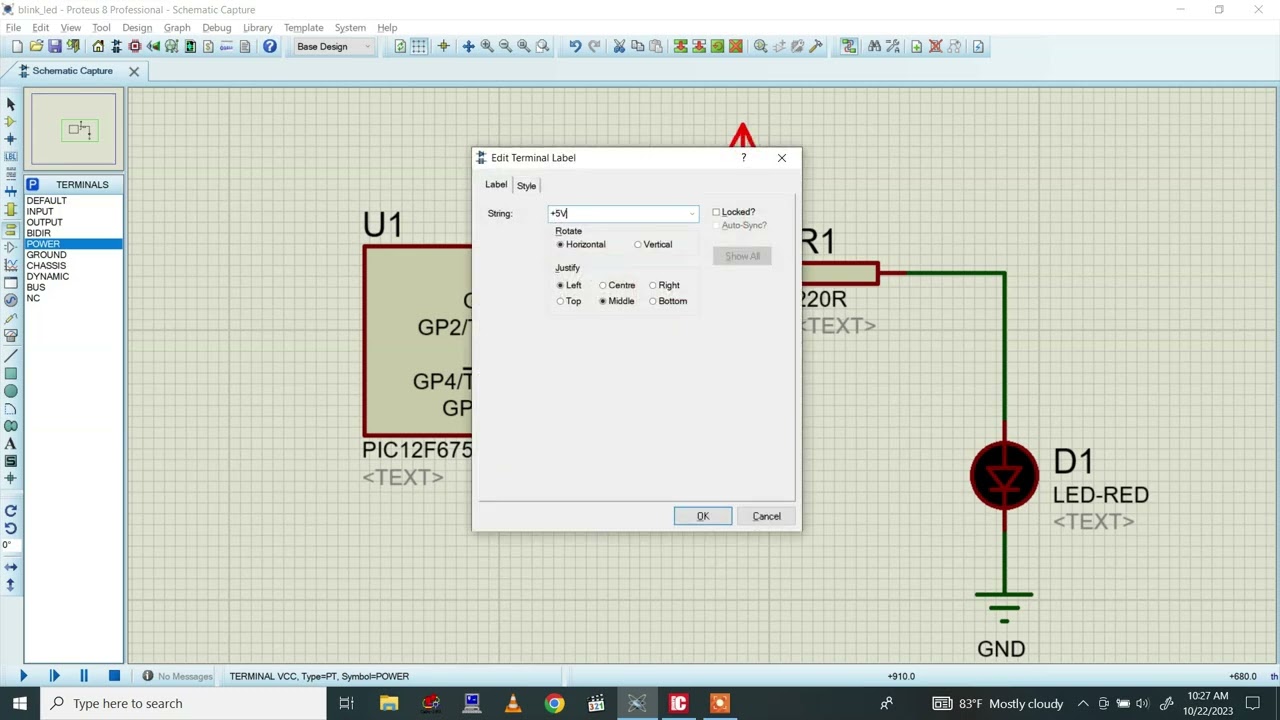 12F675 Tutorial - 01 (How to blink led  )