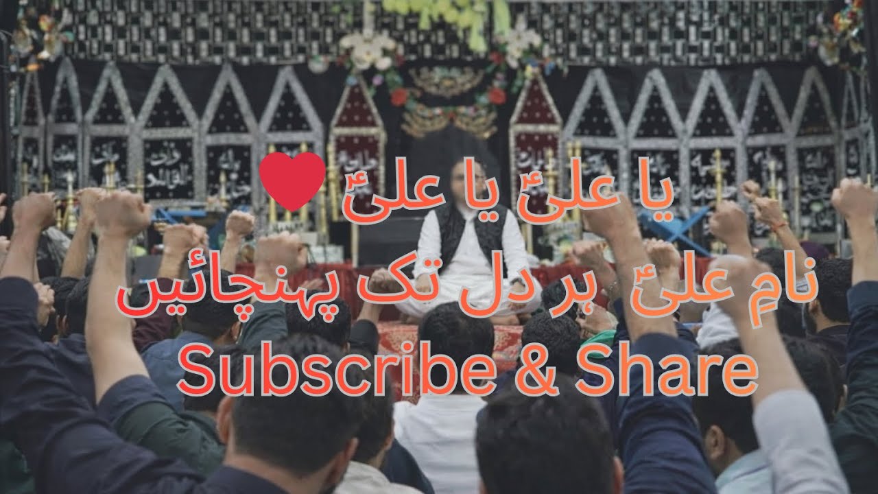 🕋 ولادتِ امام علیؑ | علیؑ والوں کی محفل میں گونجی علیؑ  علیؑ کی صدائیں | Heart Touching Kalam