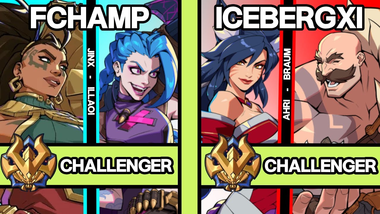 2XKO ▰ FILIPINO CHAMP (Jinx-Illaoi) vs ICEBERGXI (Ahri-Braum) ▰ 2XKO Pro Replays