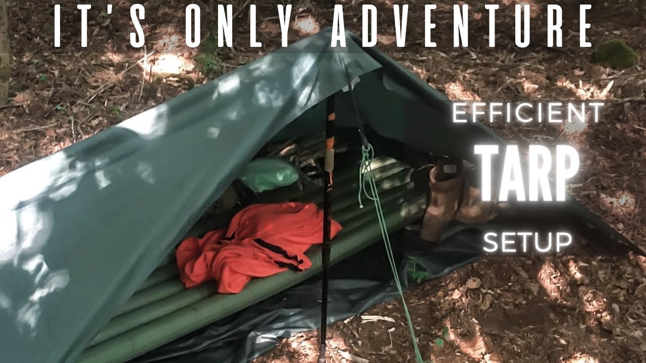 Tarp: 3 efficienti setup per trekking di più giorni. Consigli e pranzo nel bosco. Bushcraft Italia.