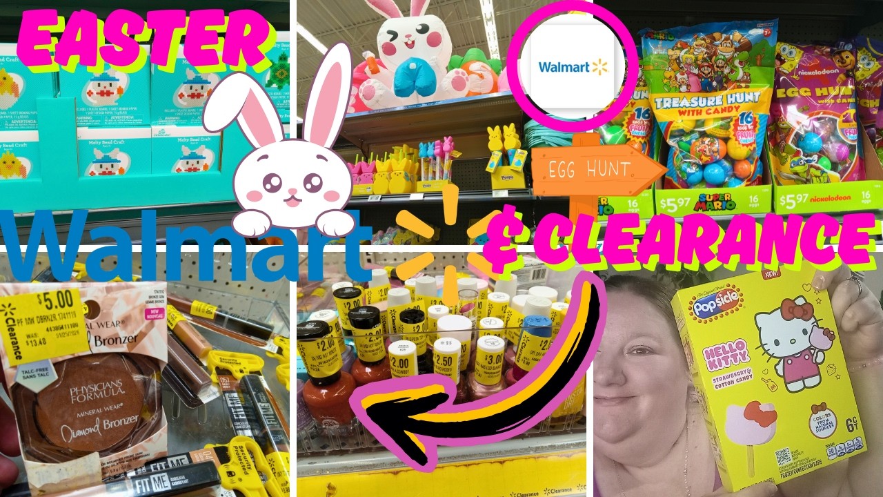 Walmart Easter 2026 shop with me & haul | $1 Easter Stuffers | Clearance Deals!!