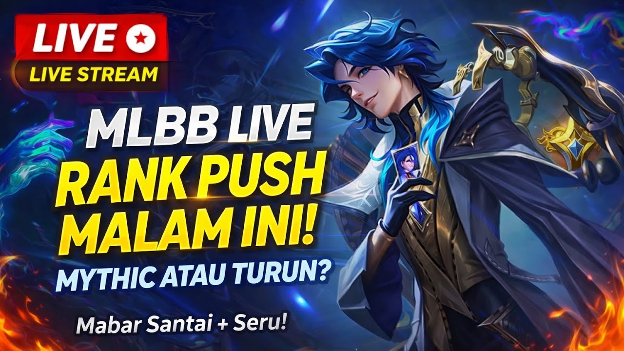 LIVE MLBB! Push Rank Sampai Sahur 🌙 Siapa Kuat Begadang?