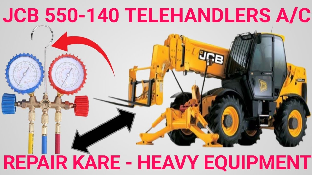 AC Compressor Replacement Kare Telehandlers || JCB 550-140 || Heavy Equipment Guide