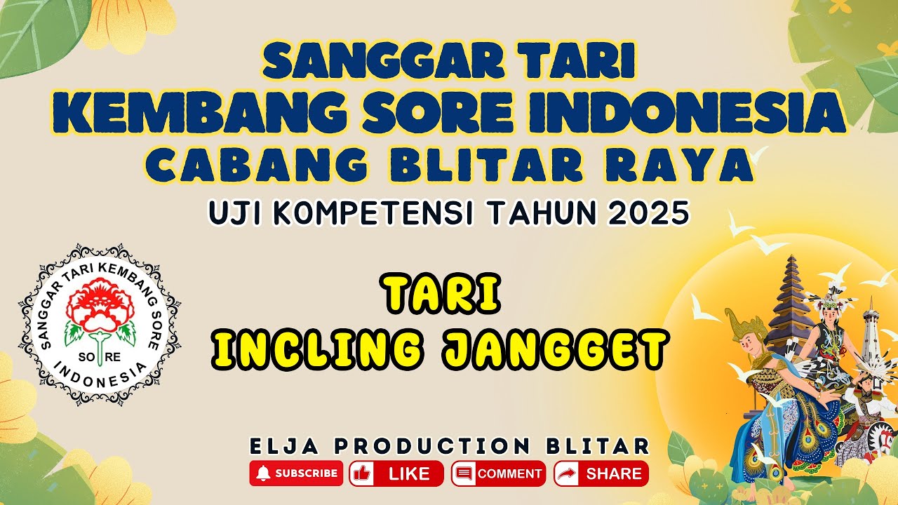 TARI INCLING JANGGET - SANGGAR TARI KEMBANG SORE INDONESIA