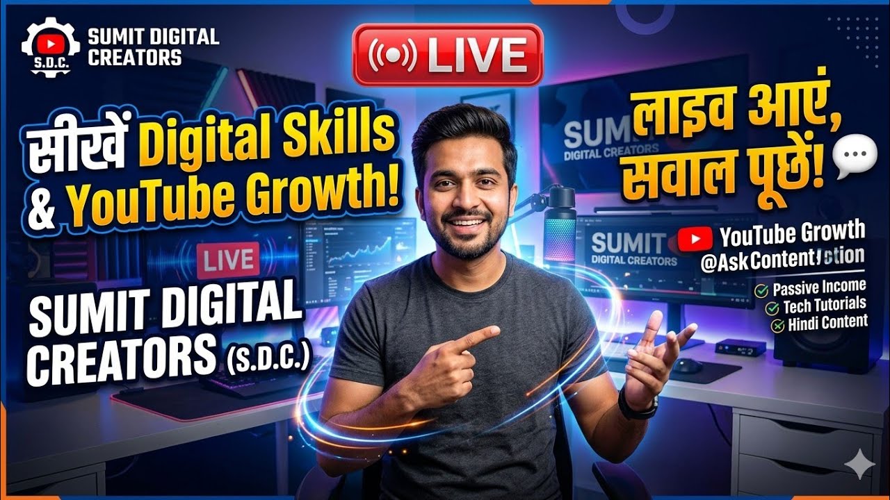 Sumit Digital Creators is live