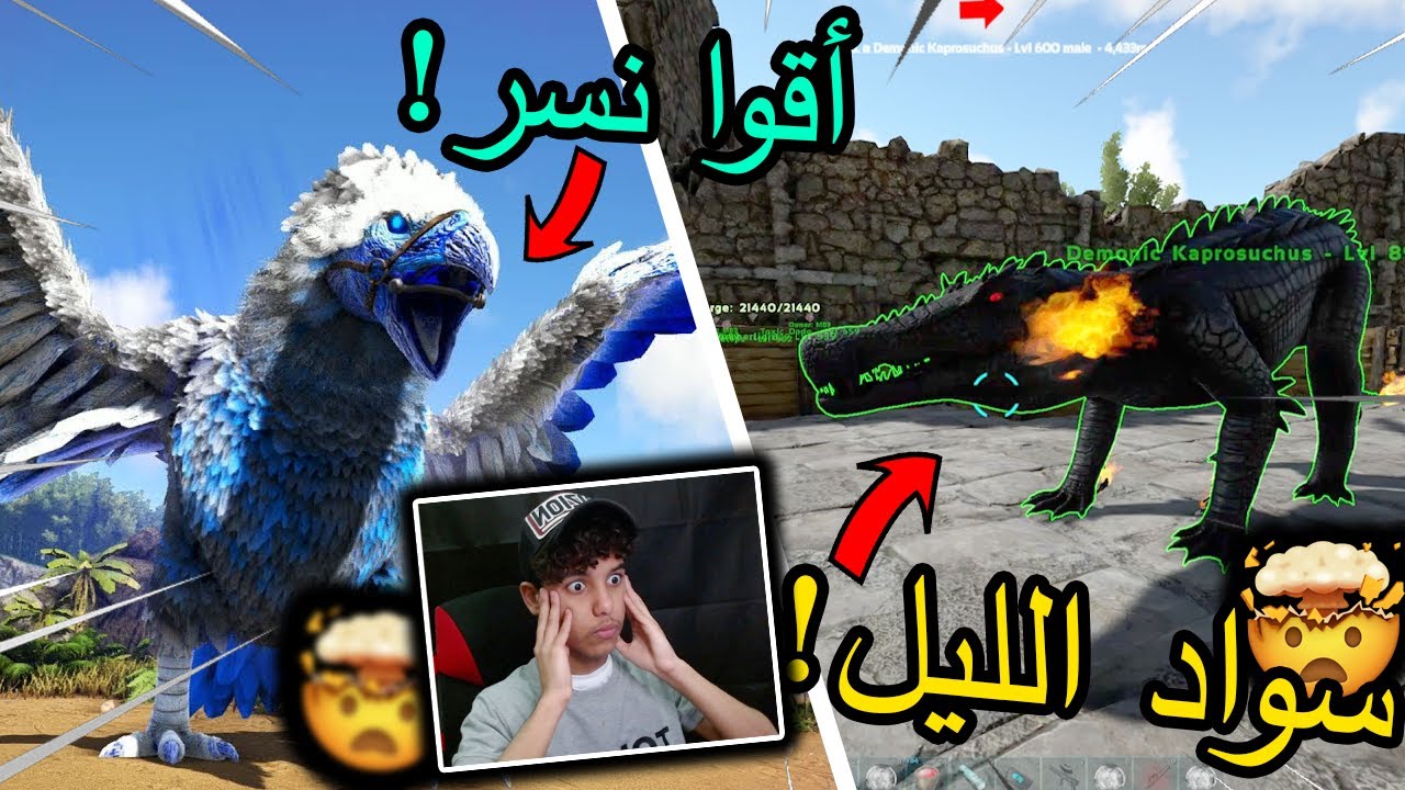 ارك برايمل فير #21 : ترويض سواد الليل والسلستيل نسر!😍| ARK Primal Fear