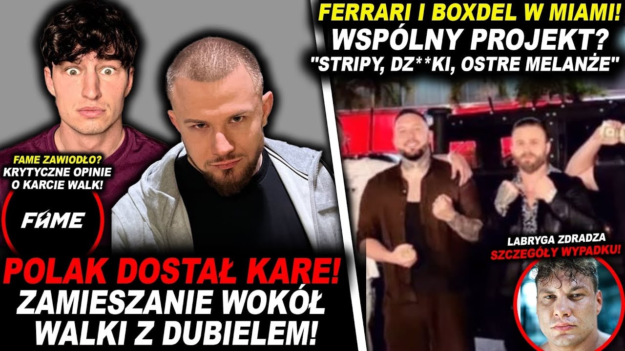 SPORE KONTROWERSJE WOKÓŁ FAME MMA! (DUBIEL, POLAK, FERRARI, BOXDEL, KASJO, PASTERNAK, TYBURSKI)