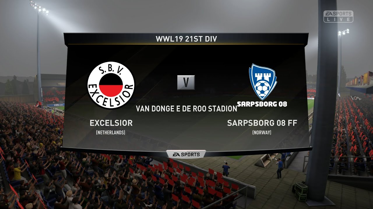 FIFA 19 | WWL 19 Week 2 21st Division Match 9 - Excelsior vs Sarpsborg 08 FF [AI vs AI]