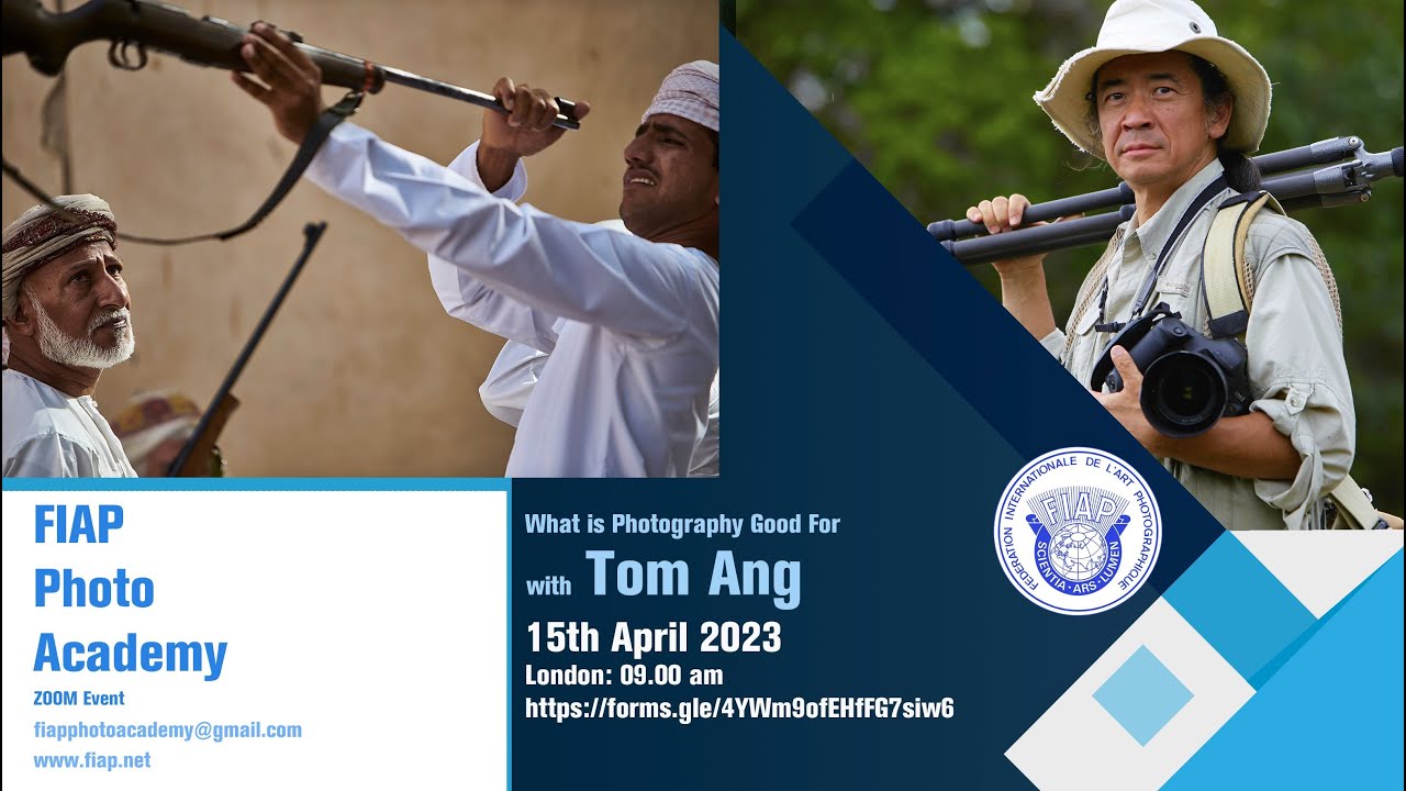 What is Photography Good For? - With Tom Ang - FIAP Photo Academy