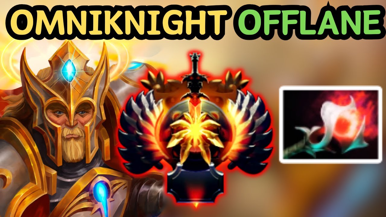 🔥 OMNIKNIGHT OFFLANE = HEAL. ARMOR. REPEAT. 😂 | DOTA 2 🔥