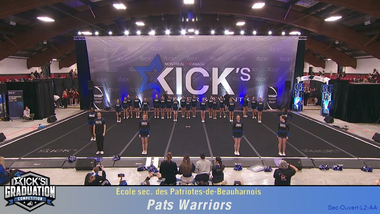 A-16 - &Eacute;cole sec. des Patriotes de Beauharnois - Pats Warriors - Sec-Ouvert-L2-AA