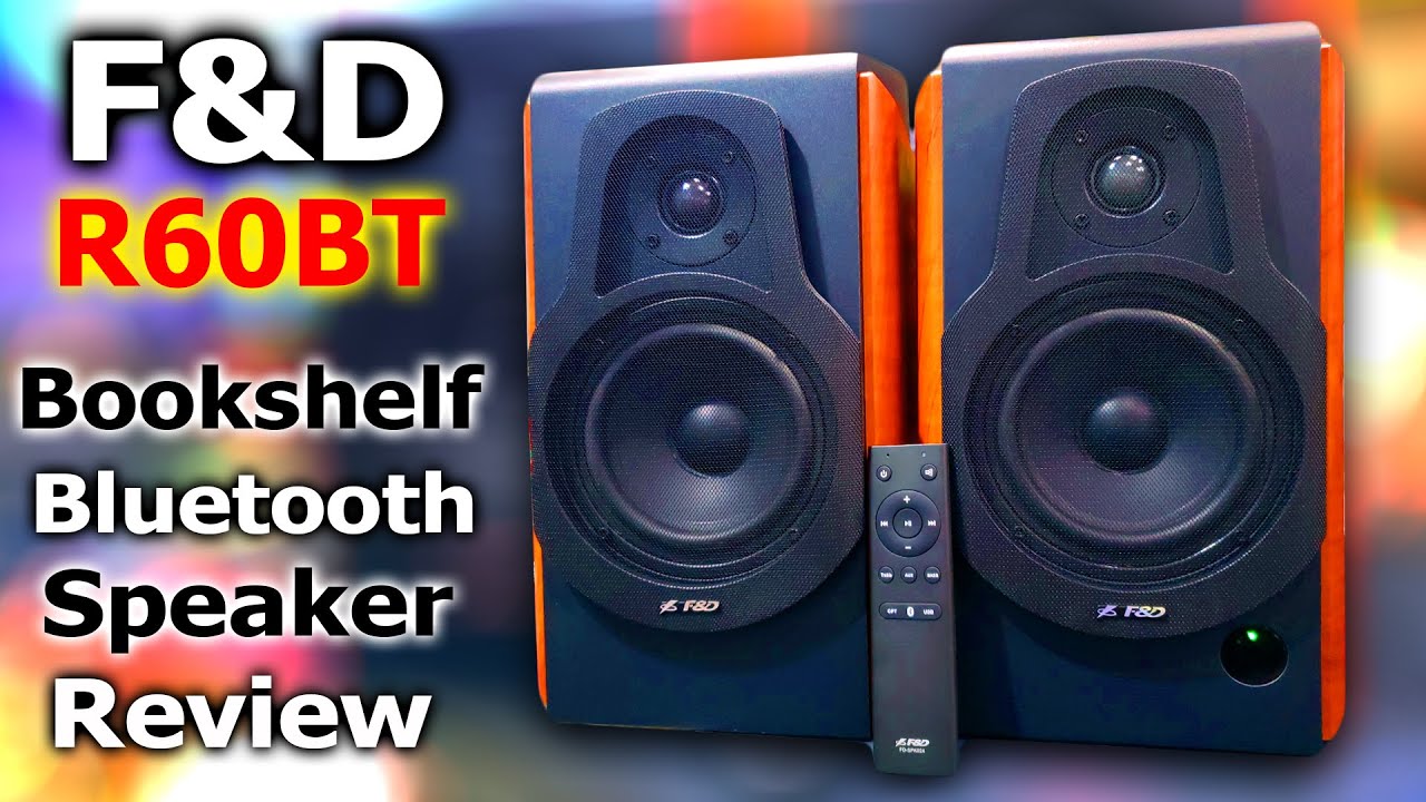 F&D R60BT Bluetooth Bookshelf Speaker Review BD / Bookshelf Bluetooth Speaker Pirce BD 2024