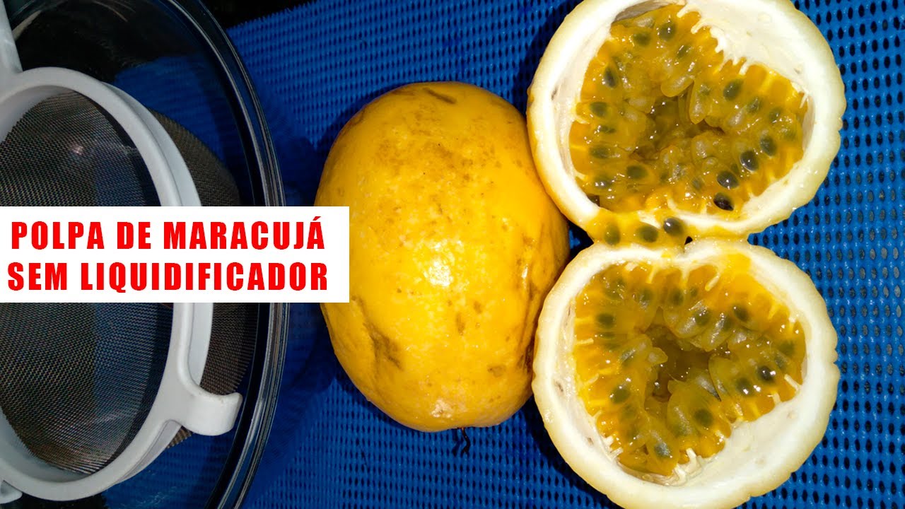 Polpa de Maracujá SEM Liquidificador – Método Simples e Eficiente! 🍹🤫