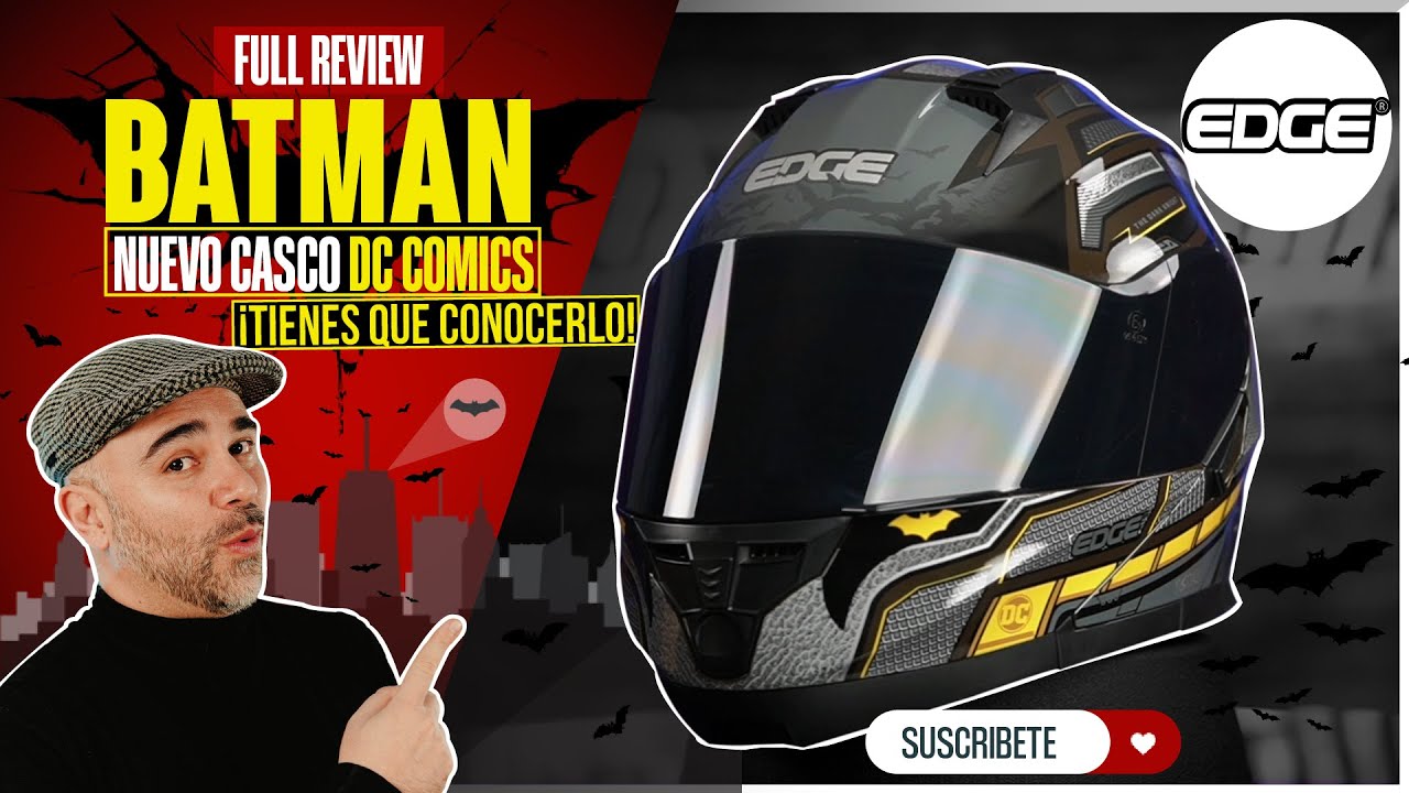Casco abatible BATMAN, si eres fan ¡No te lo puedes perder!