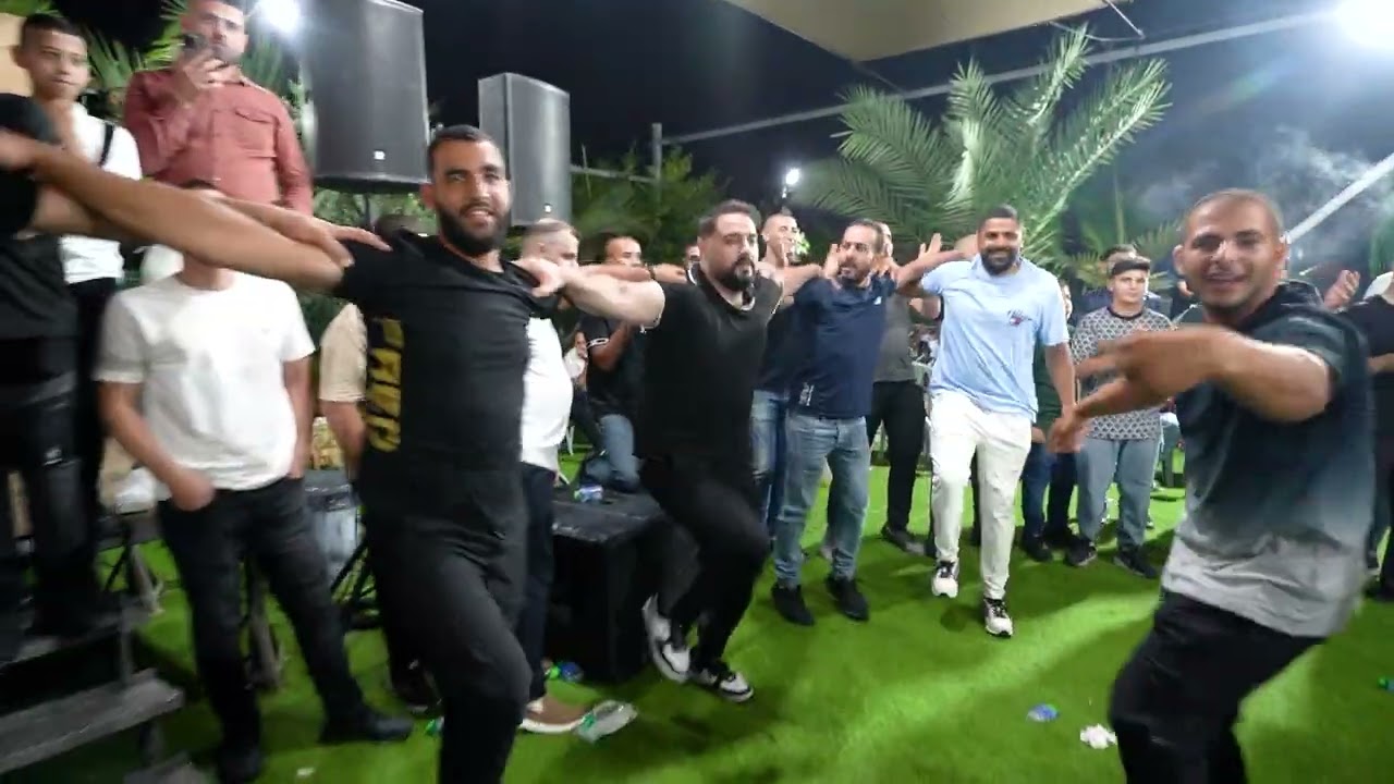 شباب قلقيلية والدبكة نار_ الفنانين شادي البوريني وصهيب الجماعيني