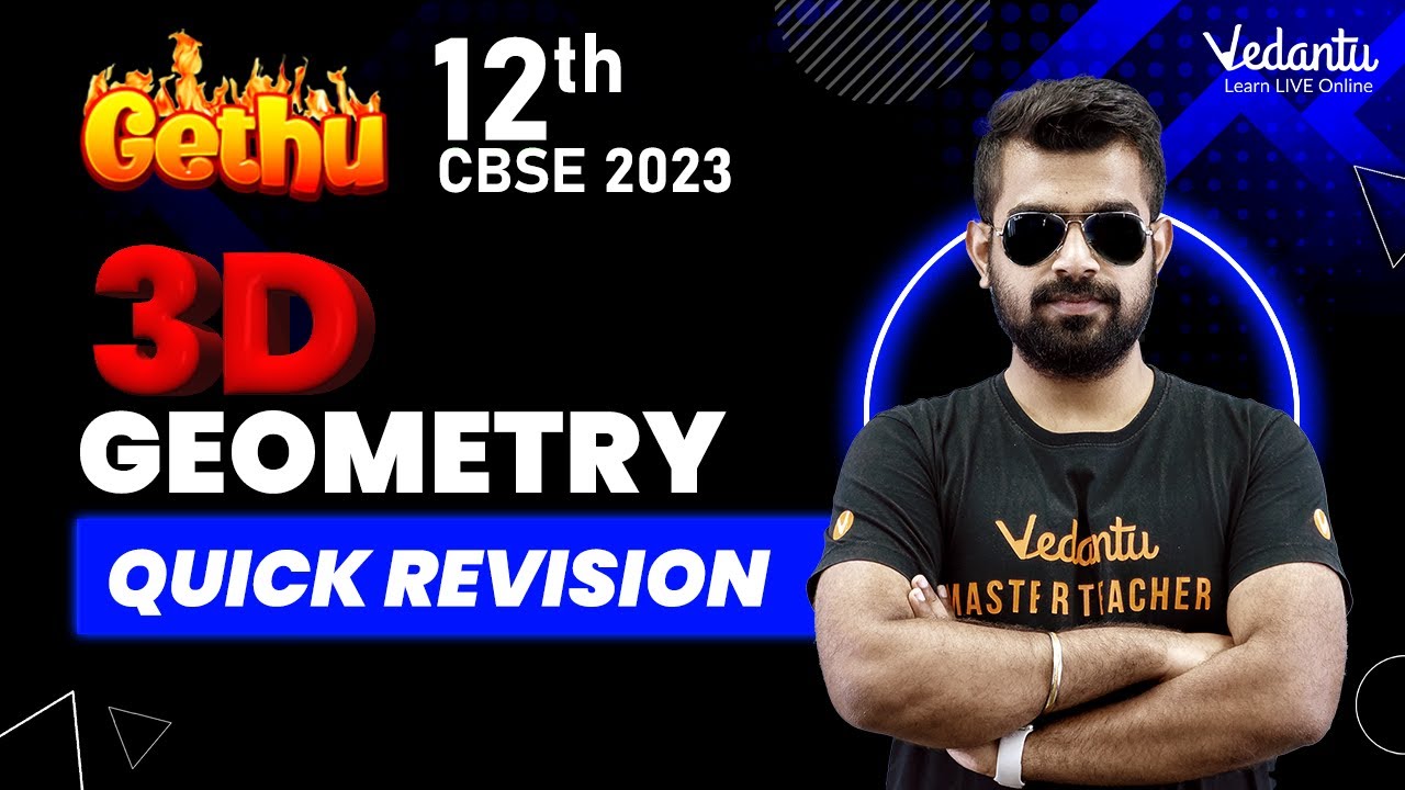3D Geometry Complete Revision  Class 12 #maths  #cbse2023  | Shimon Sir | V Master Tamil