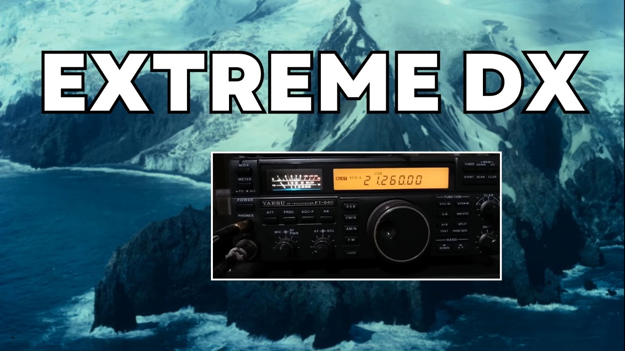 Słyszymy wyprawę DX na Wyspę Bouveta! 21260 kHz (USB) na Yaesu FT-840 | Rzadki odbi&oacute;r na falach k...