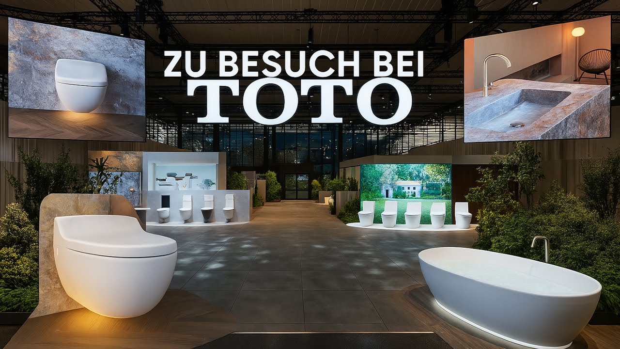Dusch-WC & Floating Badewanne von TOTO | ISH Messe 2025 Frankfurt | Genova Bauer