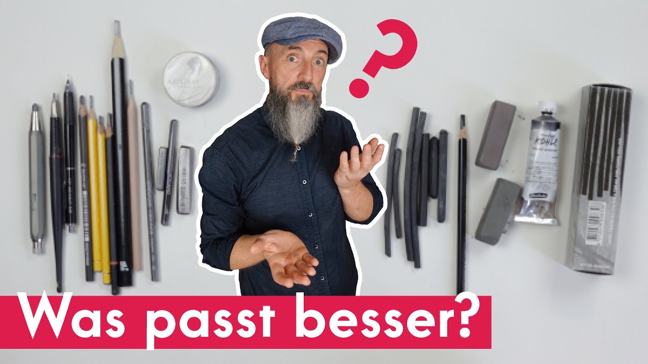 Die BESTEN Kohle- und Grafitwerkzeuge für Anfänger - Meine Favoriten!