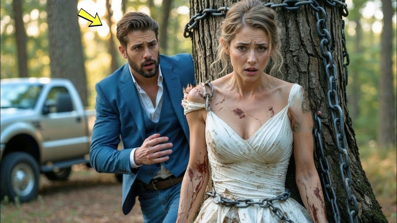 Millionaire Single Dad Finds Bride Chained in the Woods… What He Does Next Will Shock…
