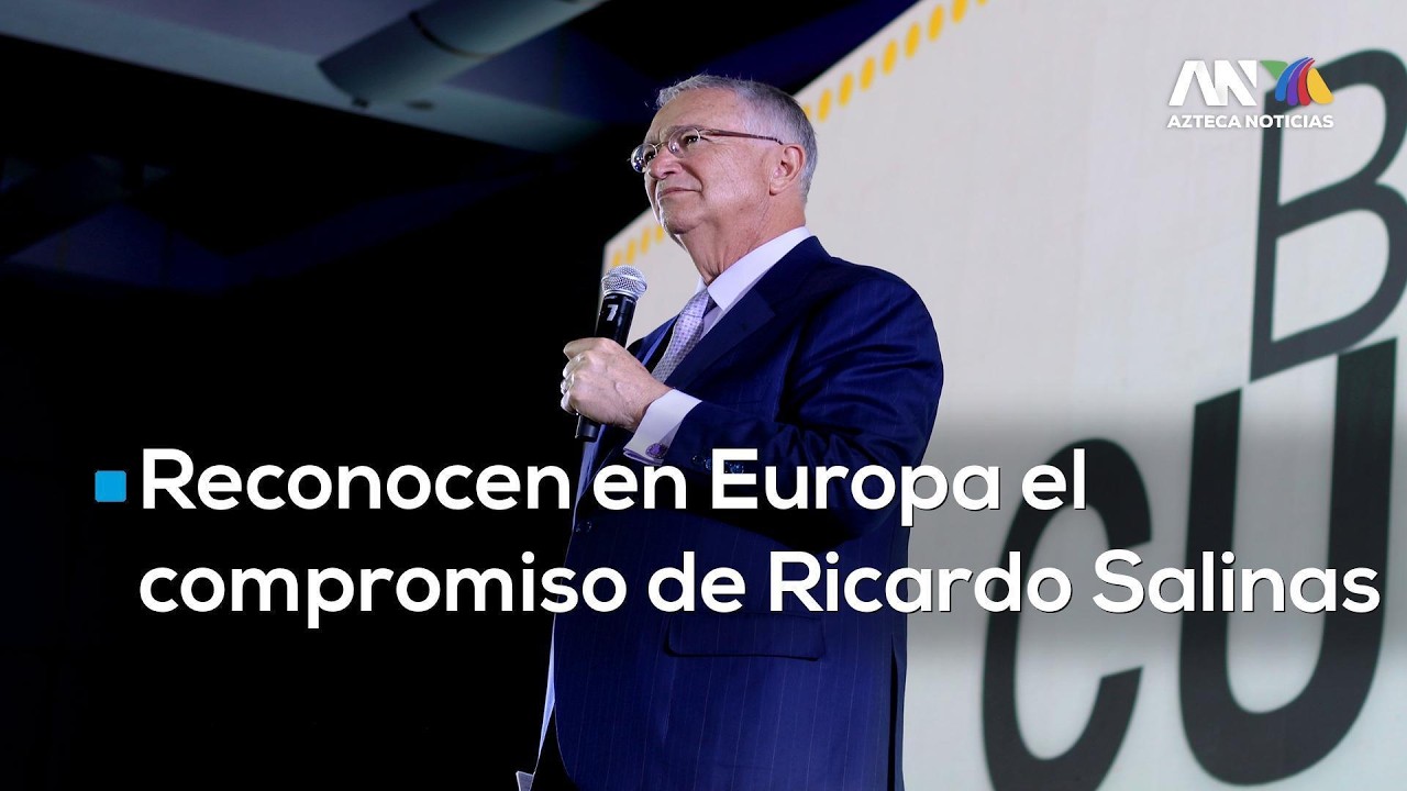 Premian en España a Ricardo B. Salinas Pliego por su compromiso con la libertad