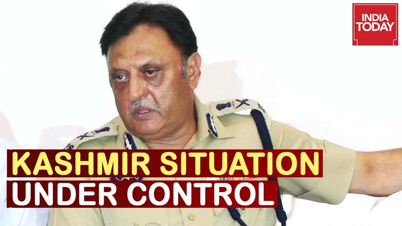 Law and Order Situation Totally Under Control: Jammu and Kashmir ADGP
