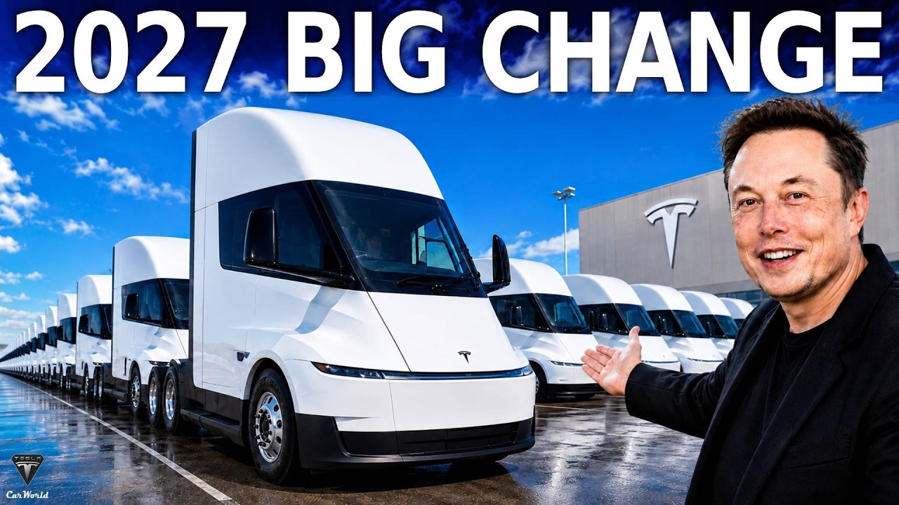 Tesla Semi 2.0 только что раскрыл свои главные улучшения после испытаний!