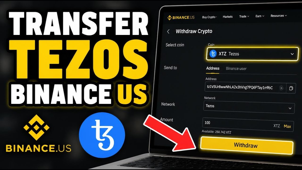 Как перевести Tezos через Binance US &mdash; Полное руководство