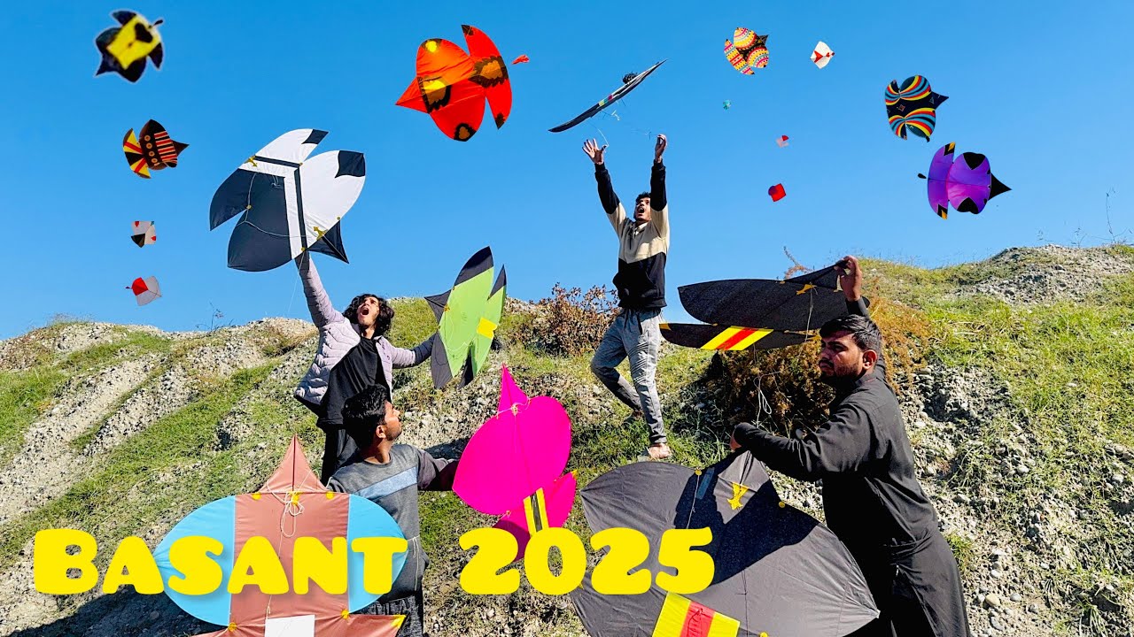 Sawat basant 2025 mey kite catching 😱|| itani zayada tukel looti 🥳