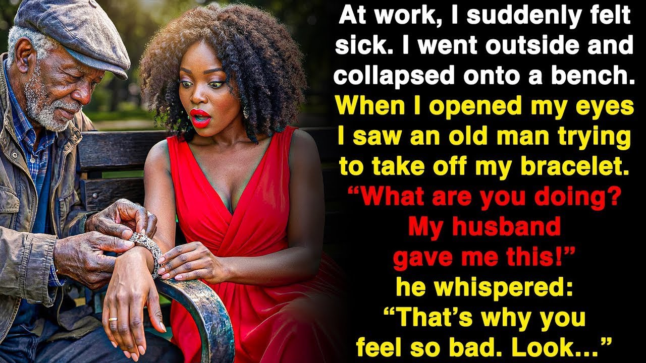 I felt sick at work. Outside, I passed out! When I woke up, a man held my wrist.