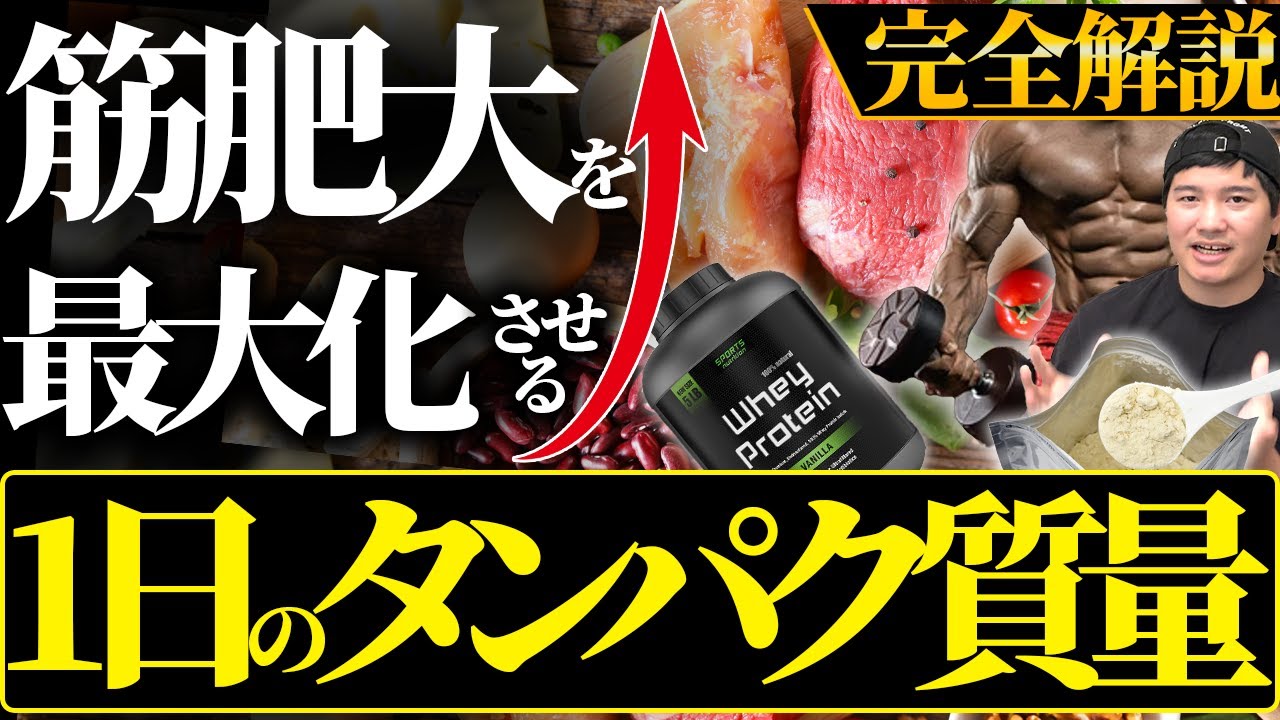 【完全解説】筋肥大のために「1日に必要なタンパク質量」って、結局どれくらいなの?