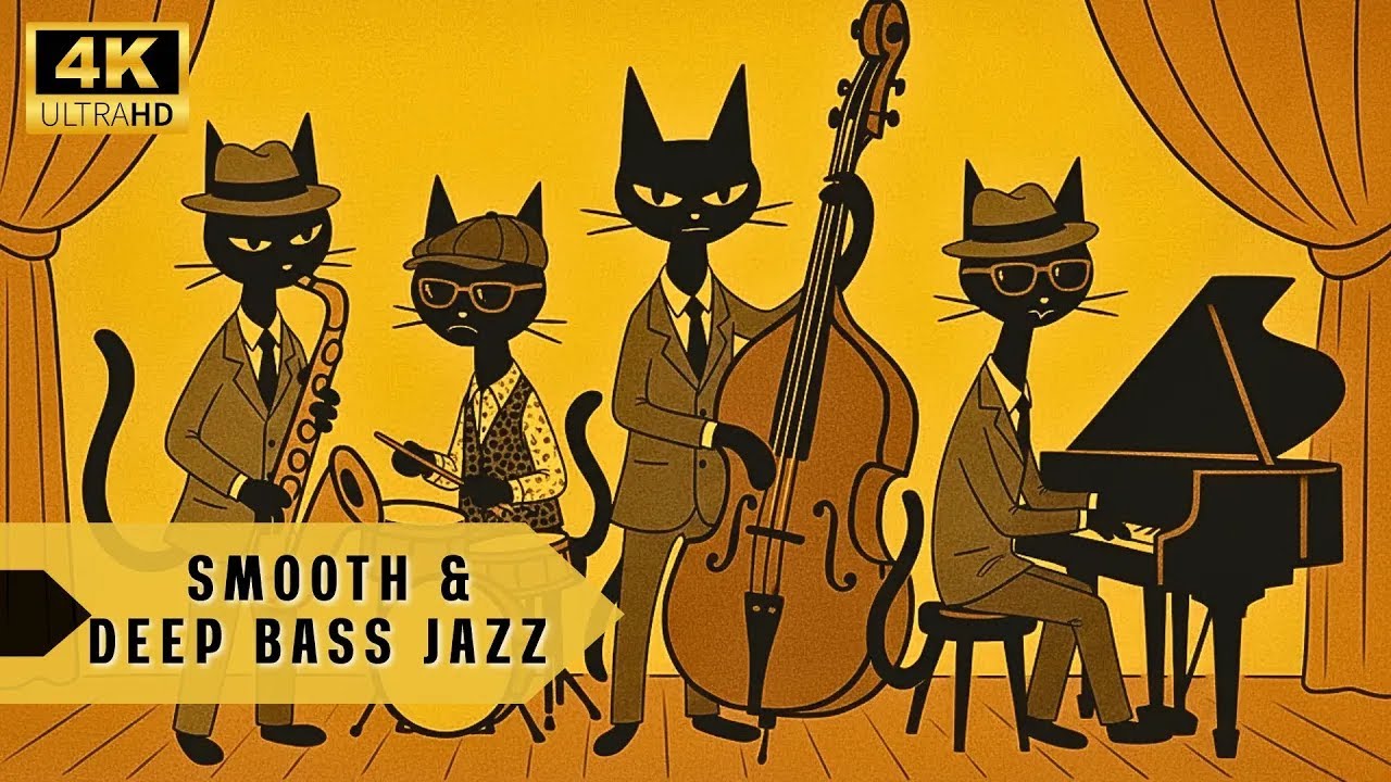 Black Cats Jazz Night: Retro Grooves & Deep Bass - Extraordinary Midnight Soundscapes