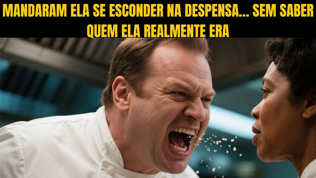 ELA FAZIA OS PRATOS FAMOSOS, MAS ERA ESCONDIDA POR SER PRETA