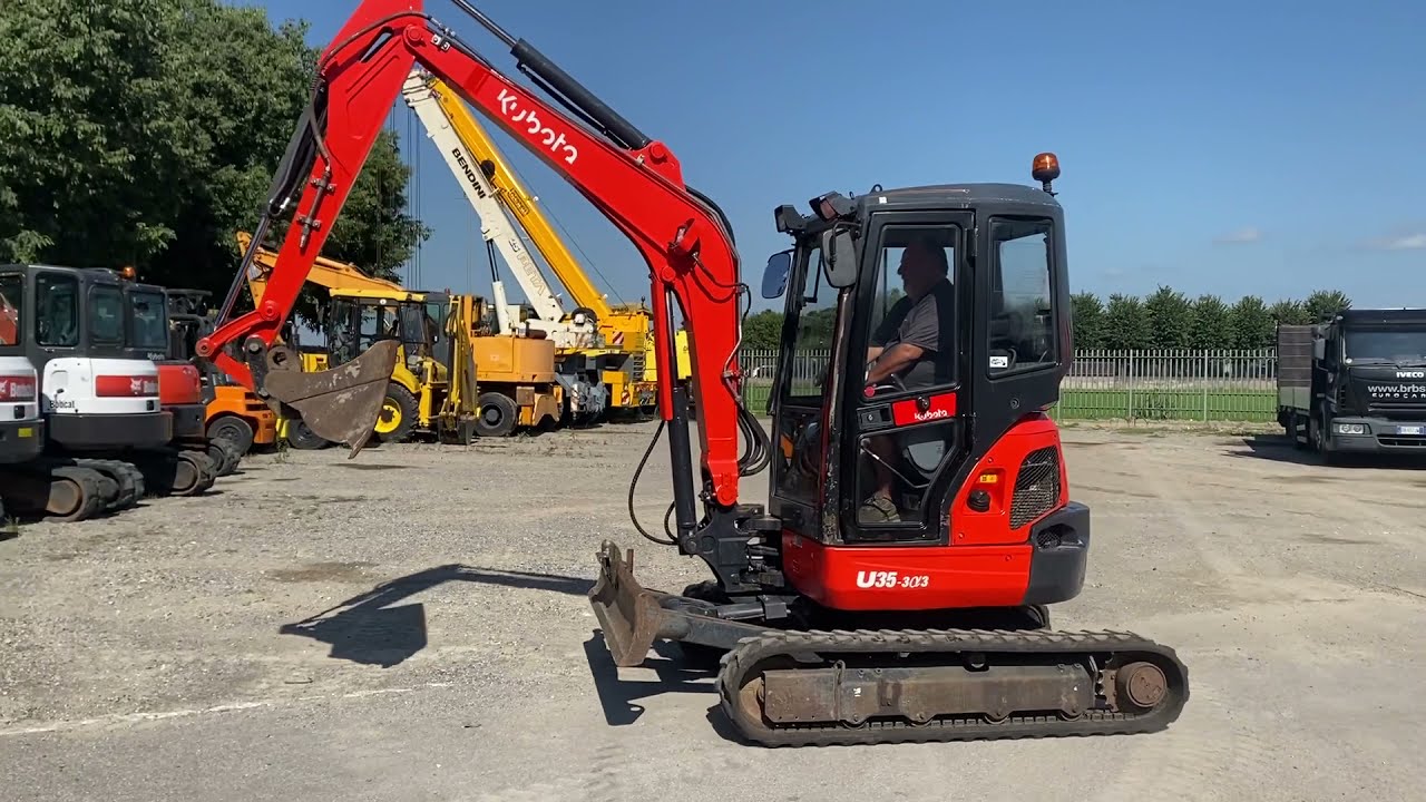 Miniescavatore Kubota U35-3α3