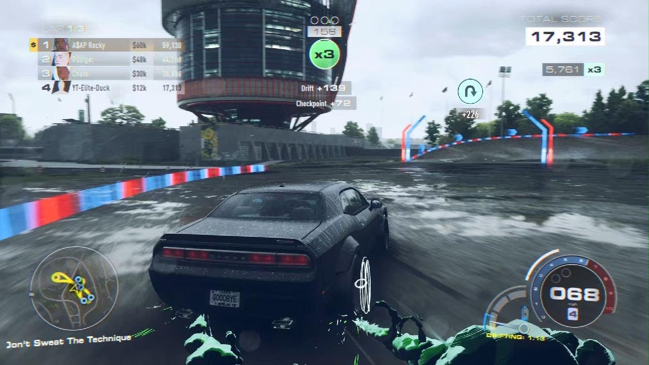 drift event in nfs
