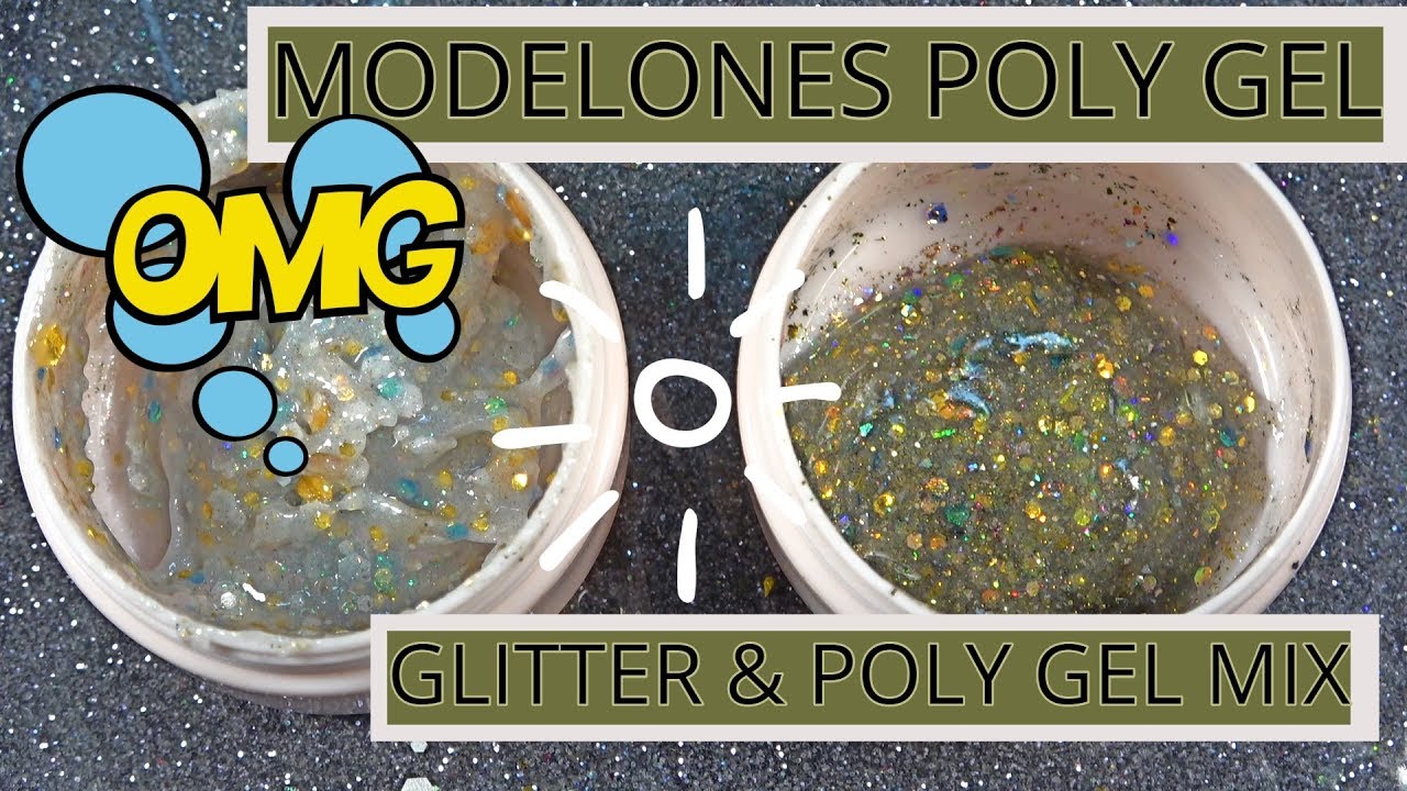 ModelOnes Poly Gel Glitter Mix!!! Mix With Me!!