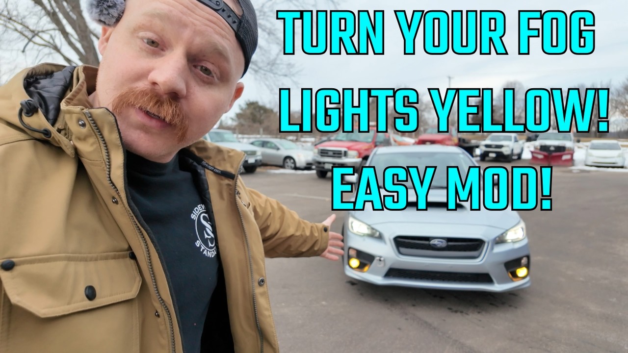 Subaru WRX Yellow Fog Lights! The EASY Way!