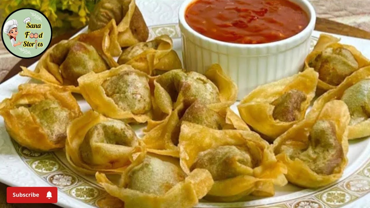 ChickenWontonsRecipe | Ramzan Special Chicken Wontons Recipe | Easy Snack Recipe